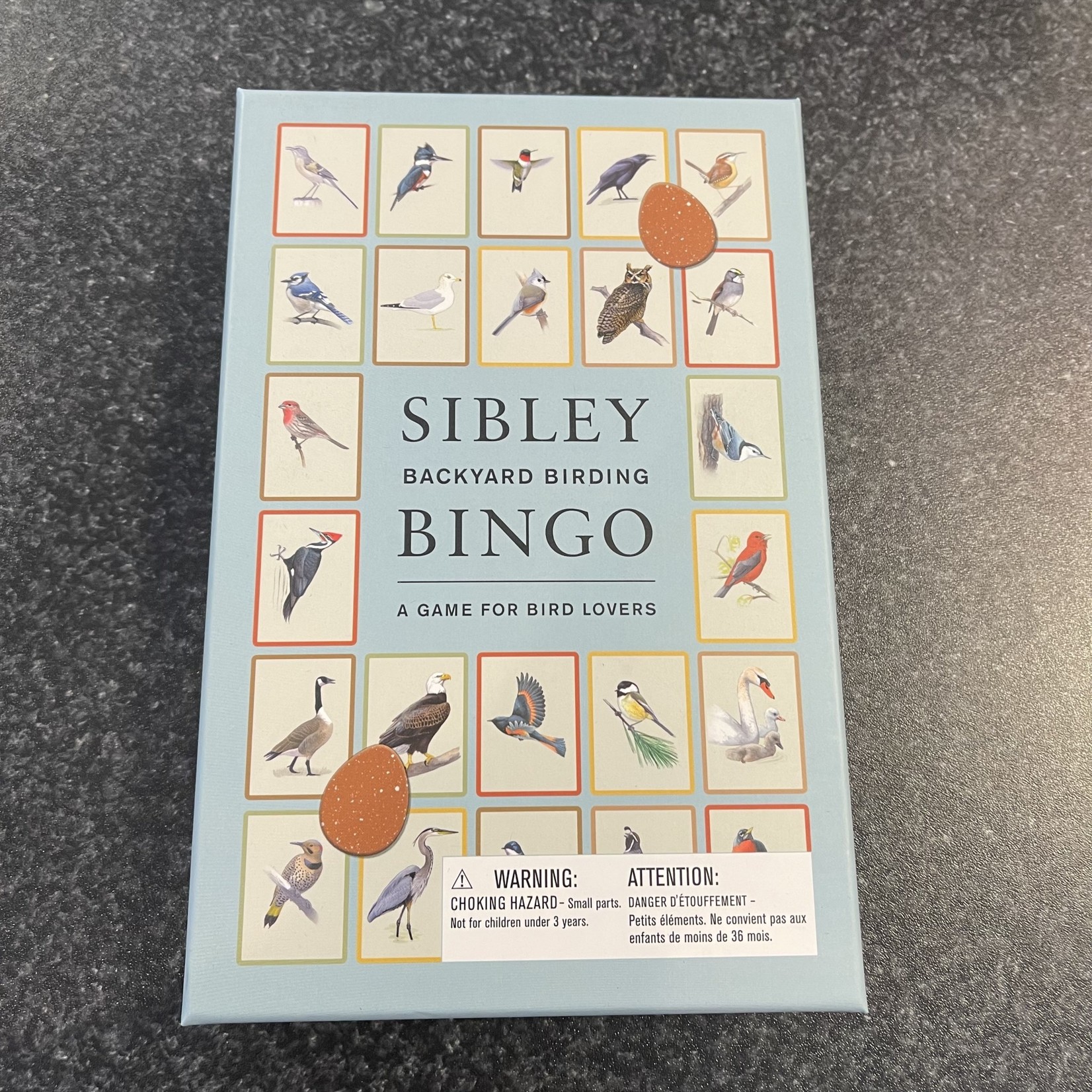 Sibley Backyard Birding Bingo