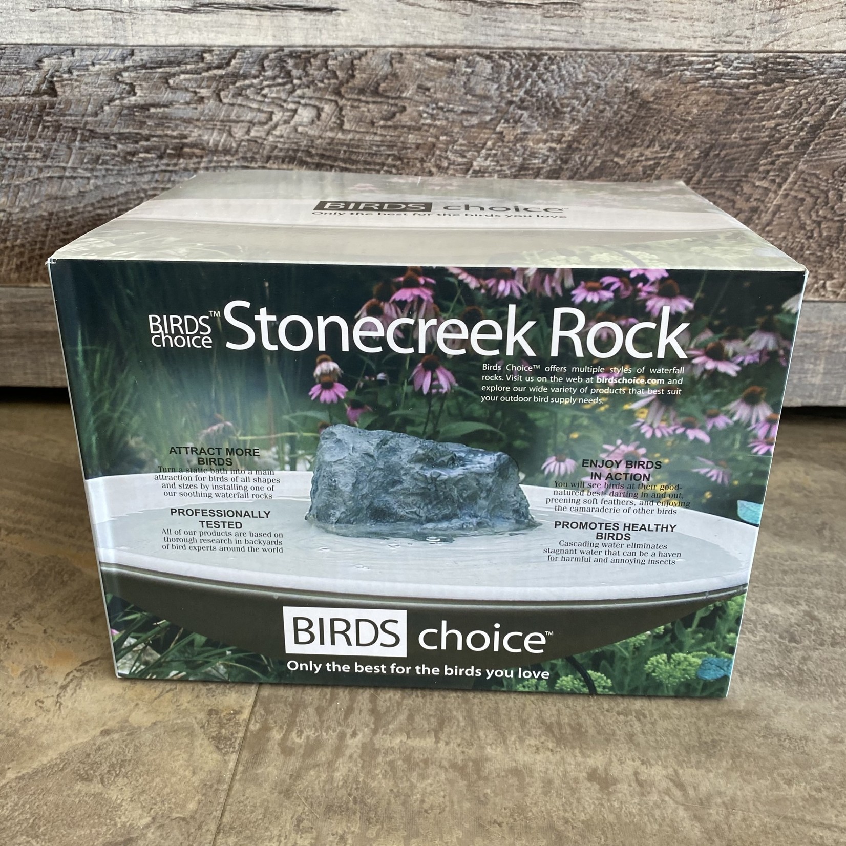 Stonecreek Waterfall Rock for Bird Bath