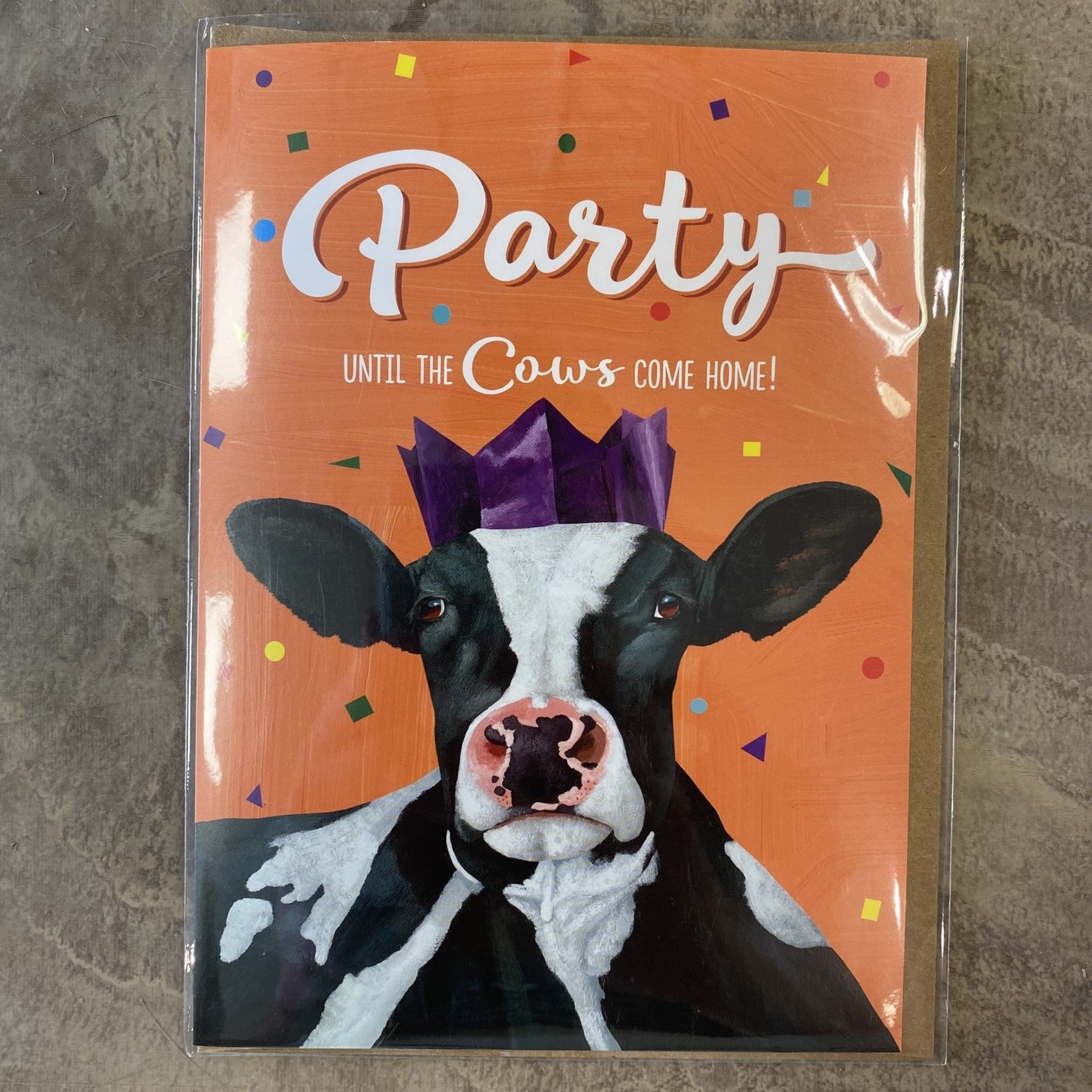 23rd Day Greeting Cards - Party Cow