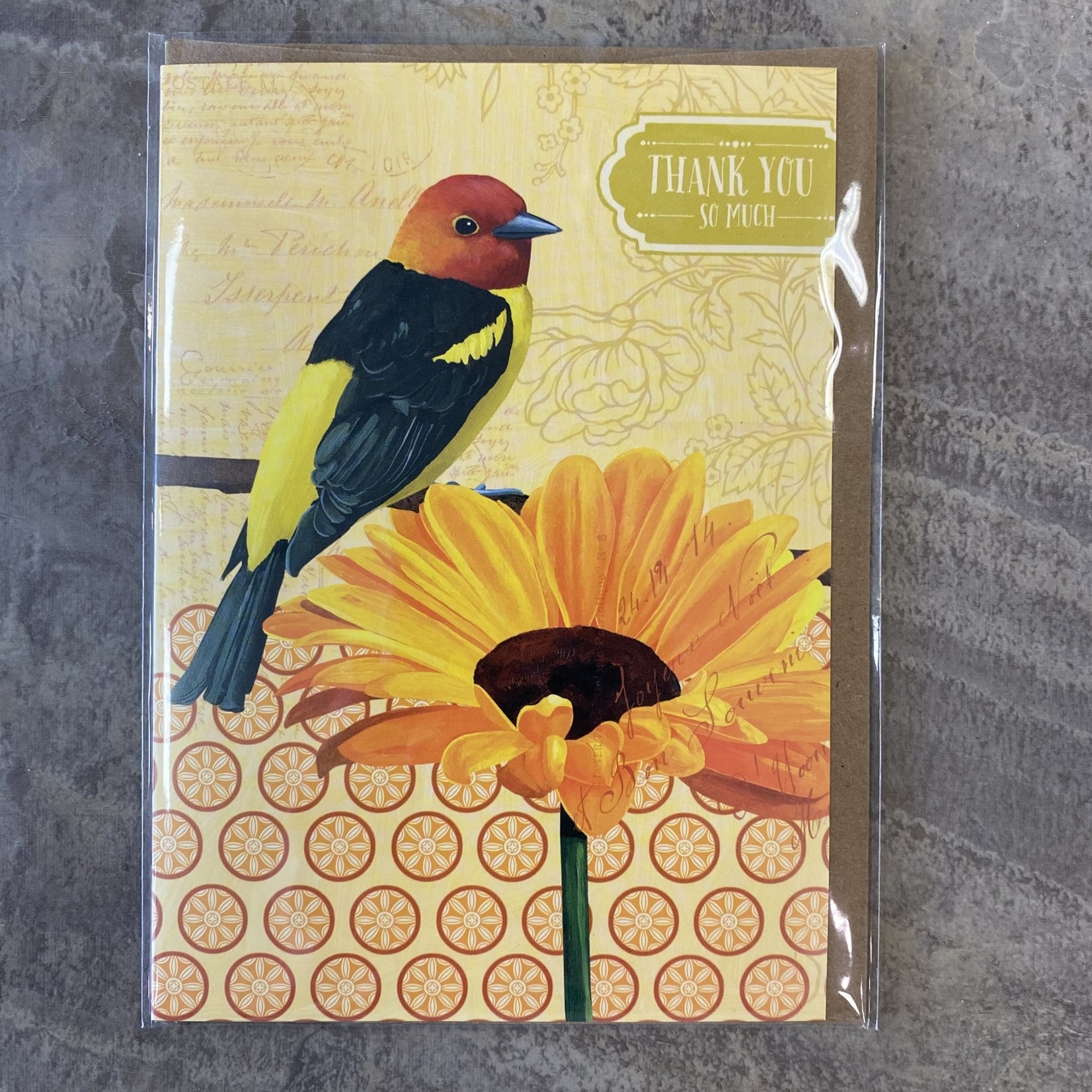 23rd Day Greeting Cards - Thank You Tanager