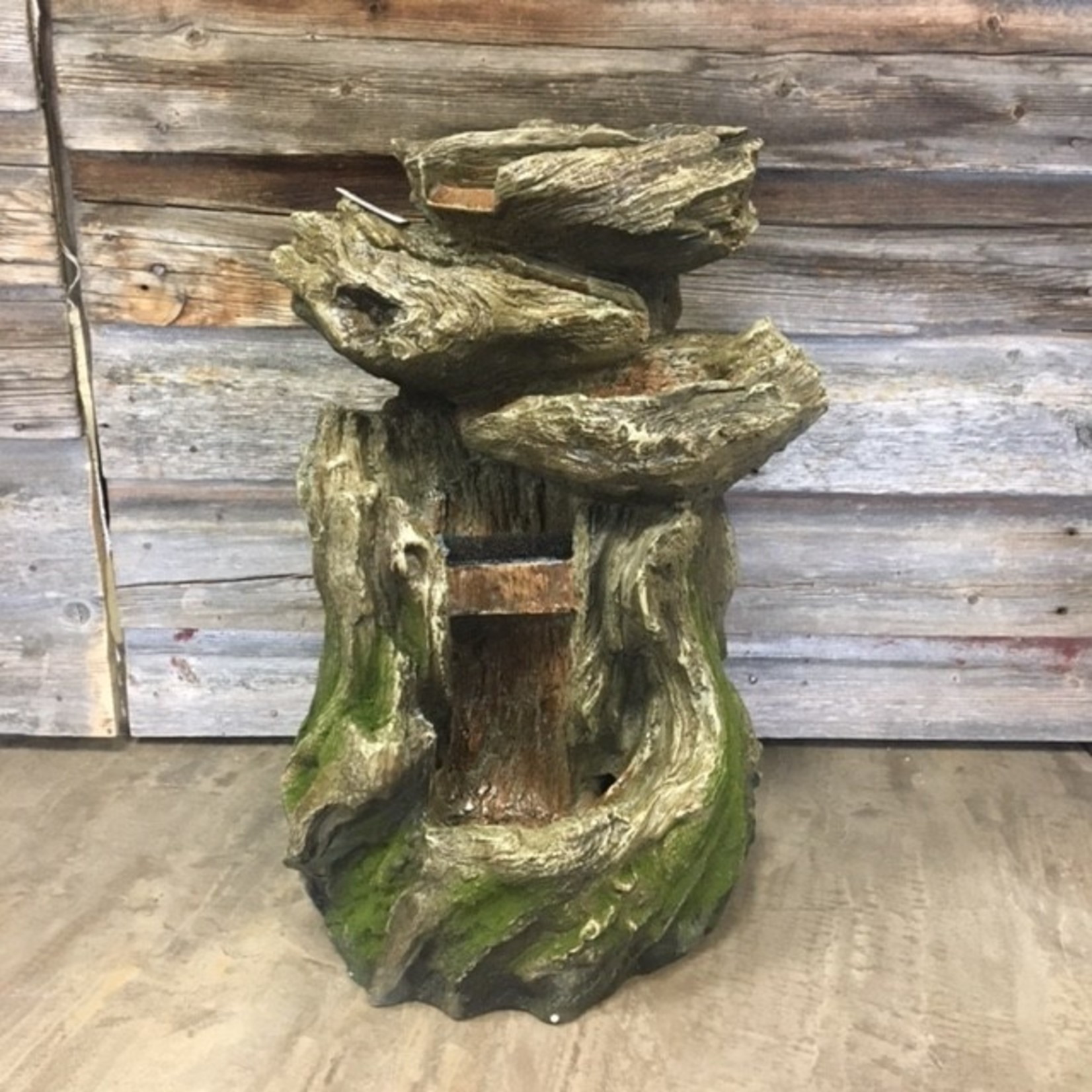 Angelo Concrete Work Ltd Electric Fountain - Knotted Stump Fountain