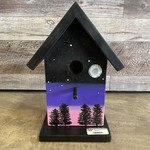 Vern's Painted Bird House - Dark Sunset
