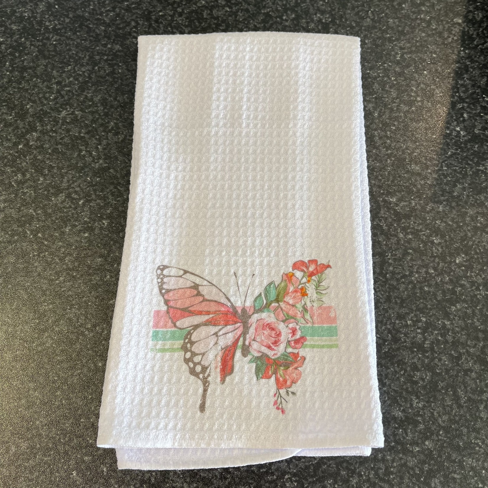 RedHead Expressions Tea Towel - Floral Butterfly