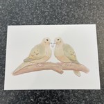 Lauren Kurmey Greeting Card - Doves in Love