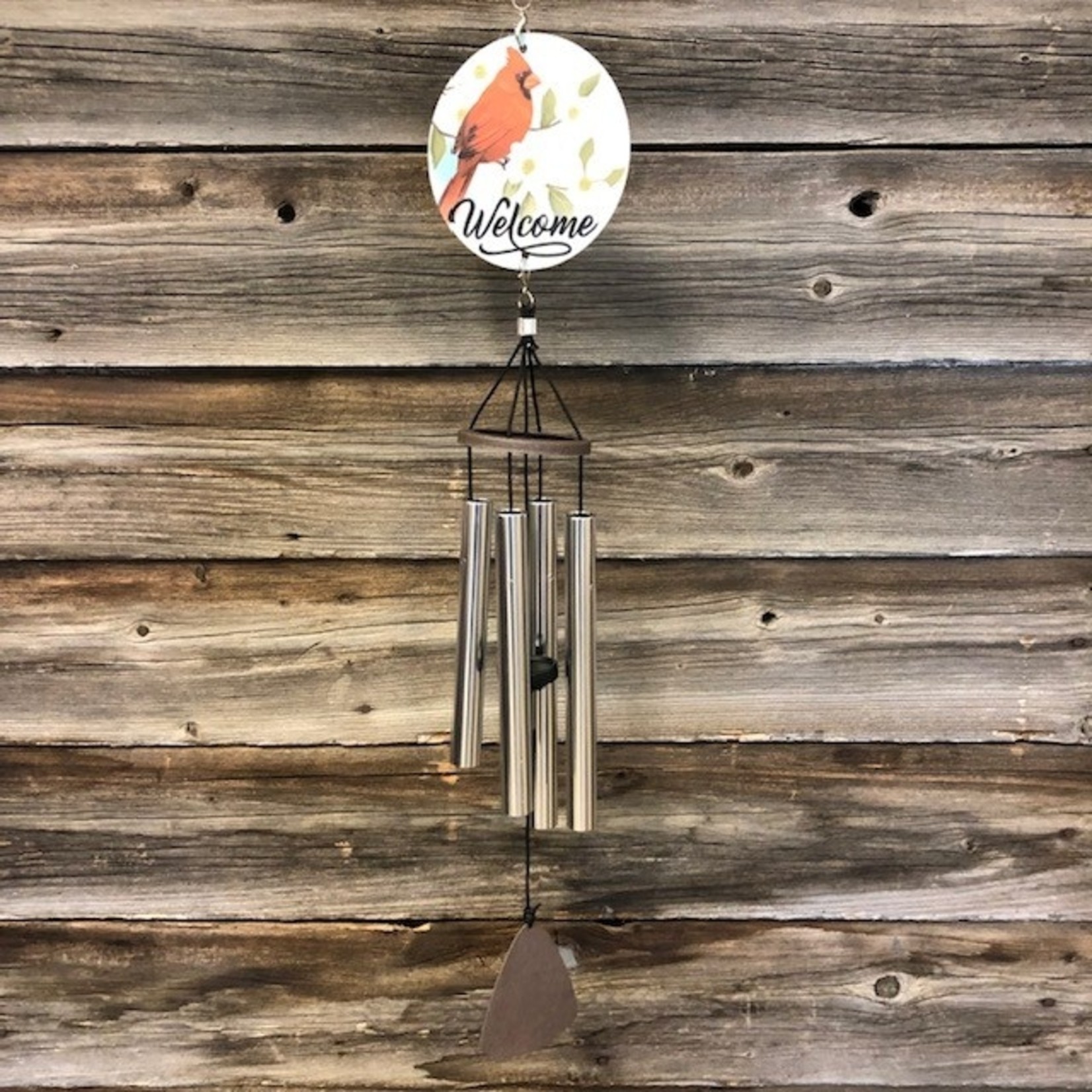 Picture Perfect Cardinal Chime - 27"