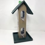 Recycled Plastic Tube Feeder w Tray