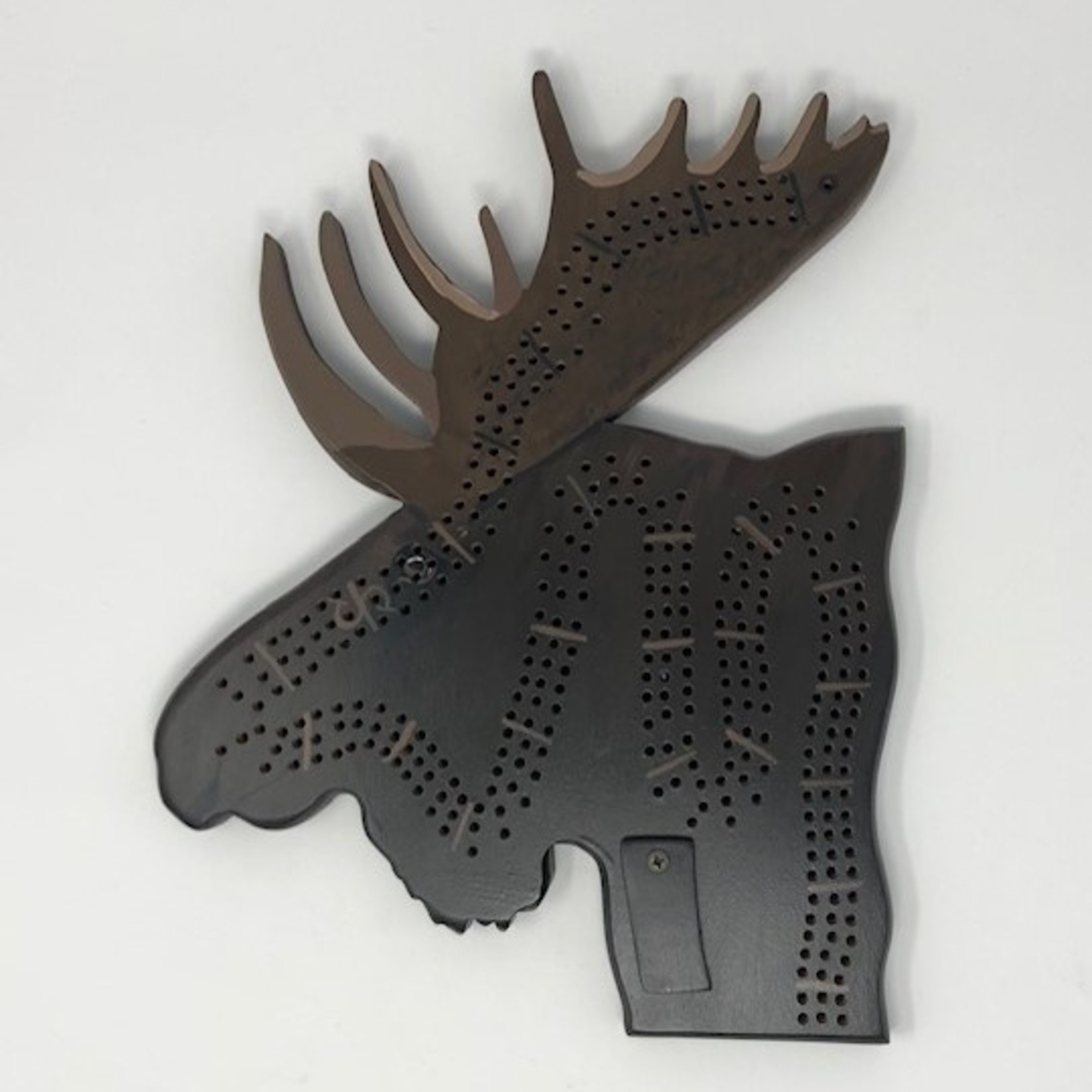 Riddle Cribbage Board - Moose