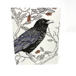 Porchlight Press Card - Common Raven