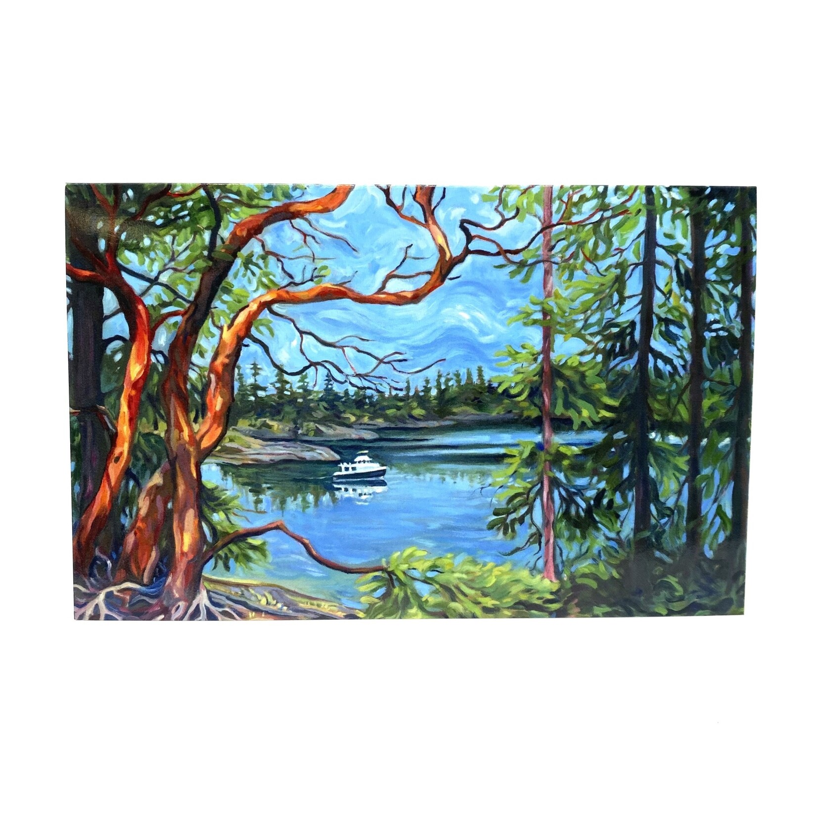 Crystal Driedger Greeting Card - Arbutus on Smugglers Cove