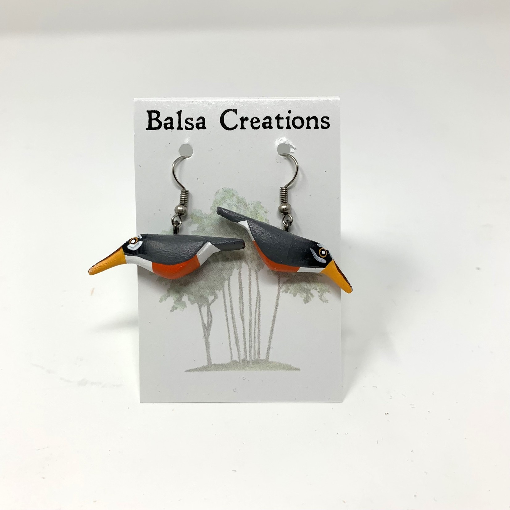 Balsa Earrings - Robin