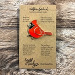 Crystal Driedger Pin - Cardinal