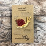 Crystal Driedger Pin - Garden Snail