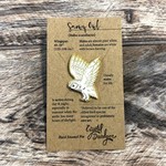 Crystal Driedger Pin - Snowy Owl