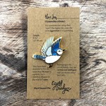 Crystal Driedger Pin - Blue Jay