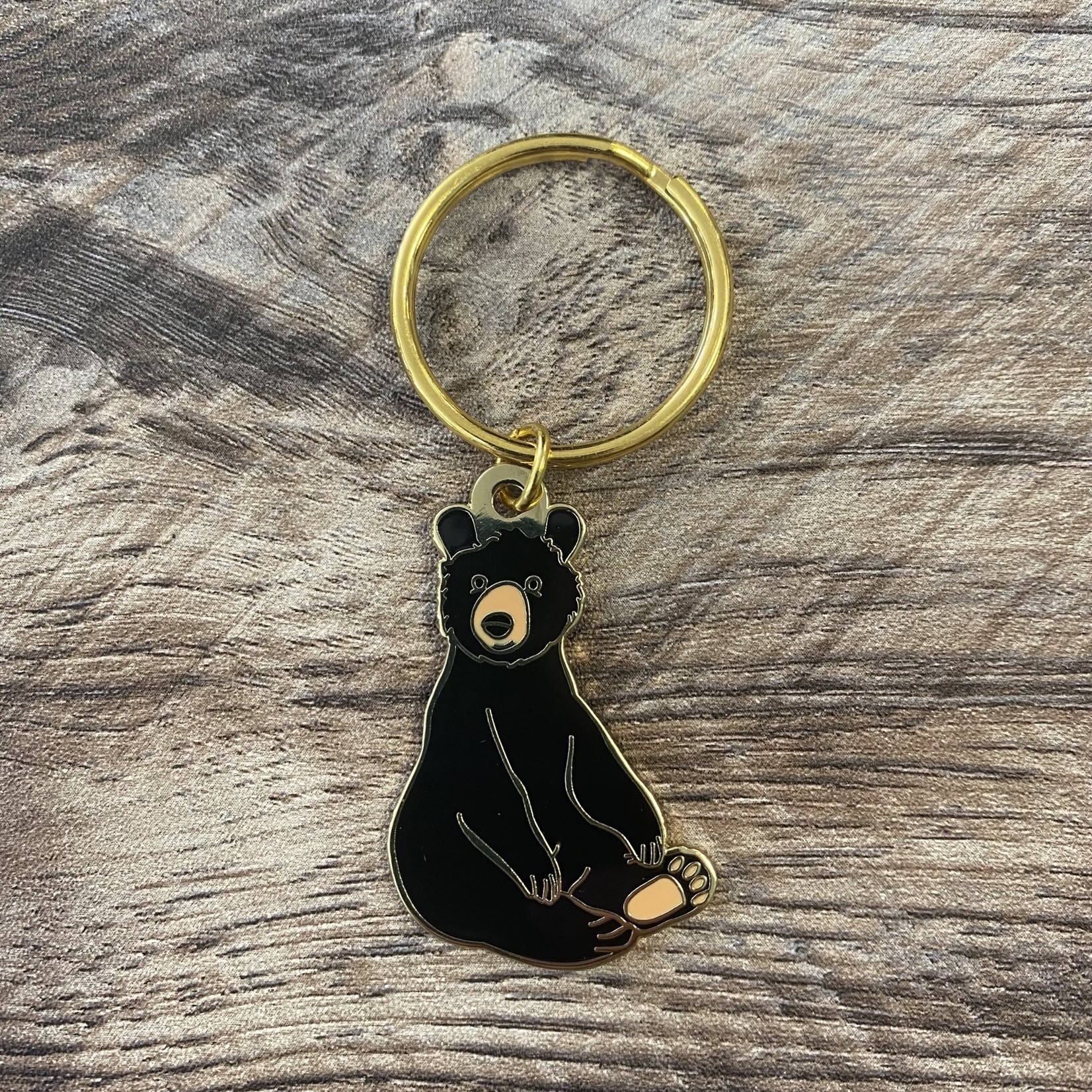 Crystal Driedger Black Bear Keychain