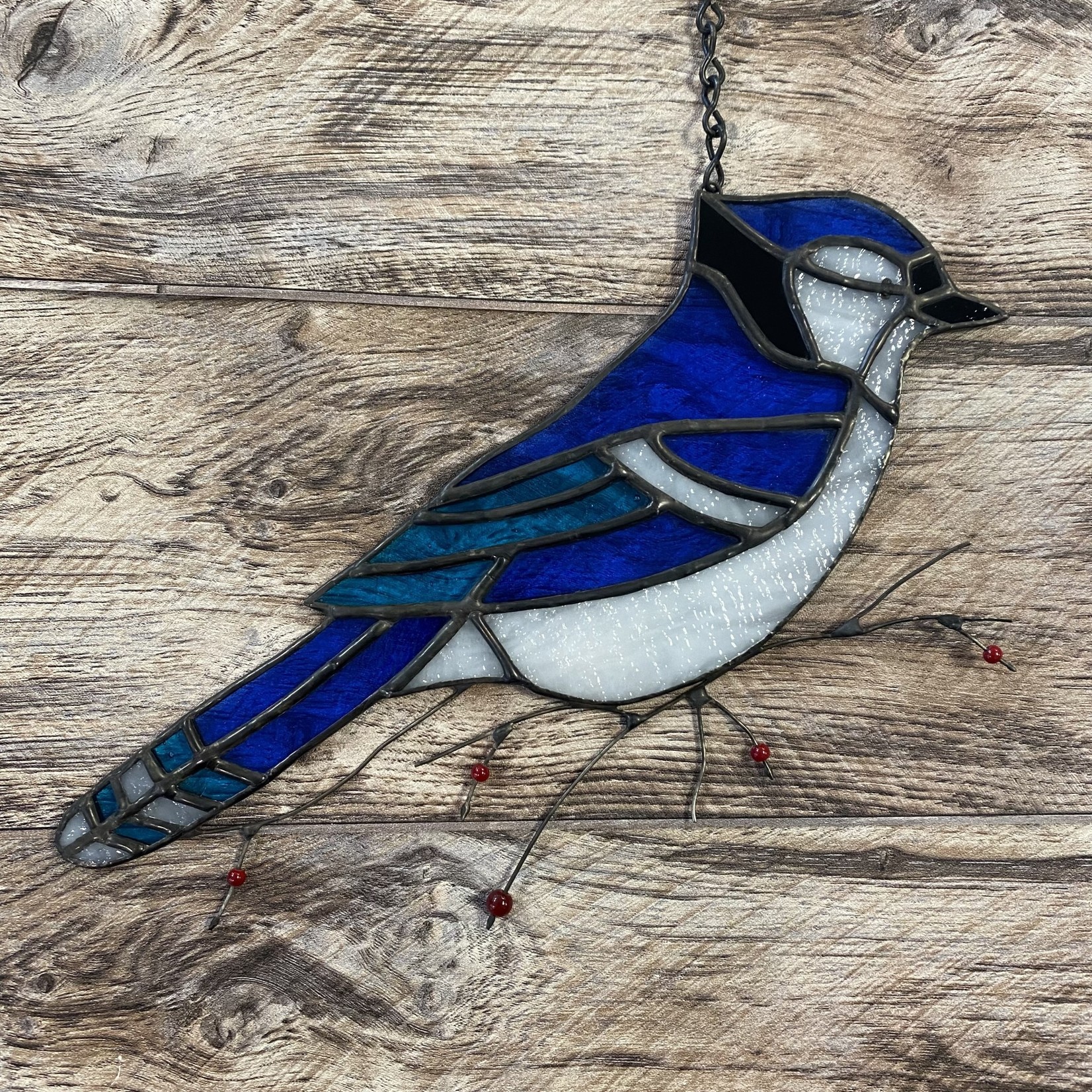 Stained Glass - Blue Jay