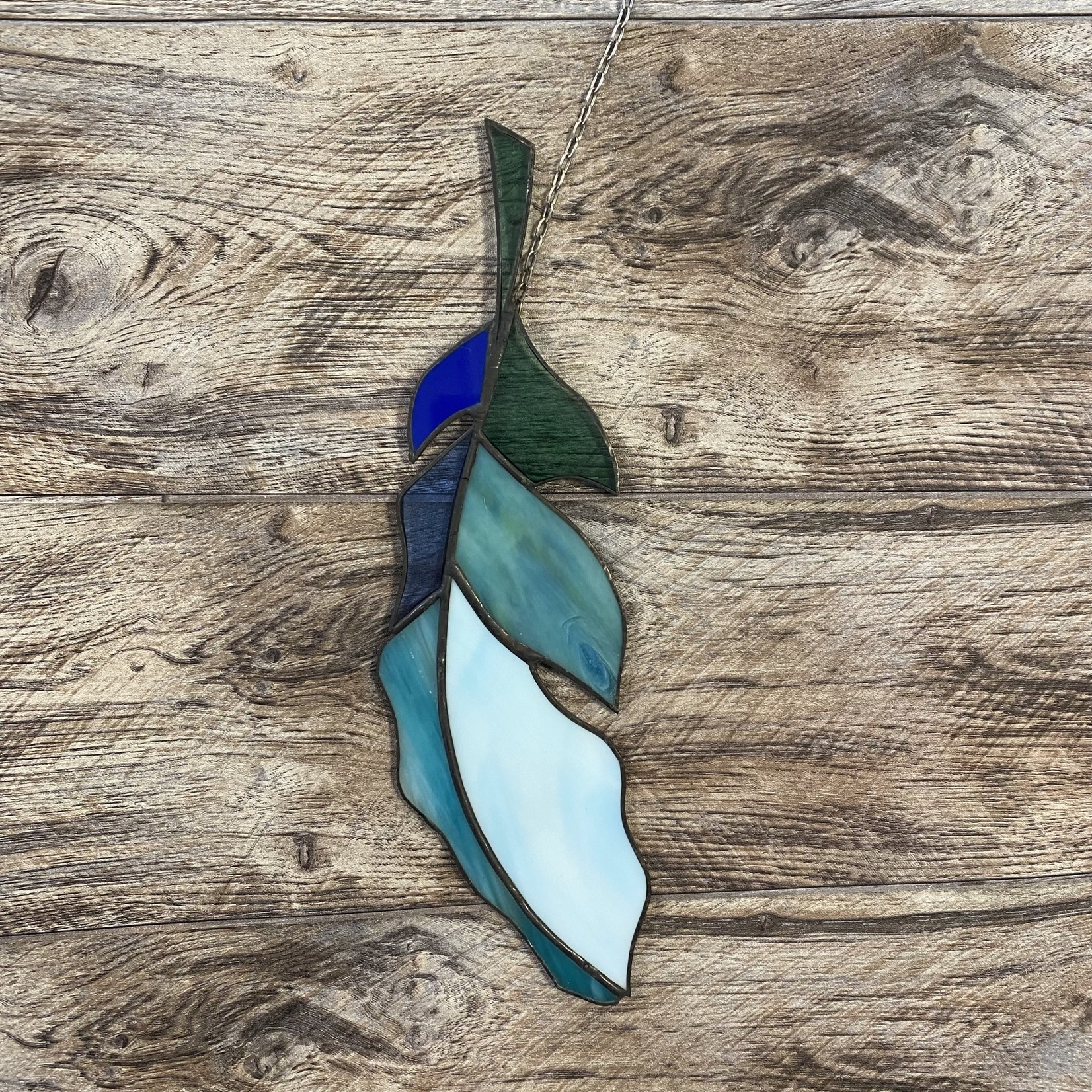 Glenda's Stained Glass - Feather