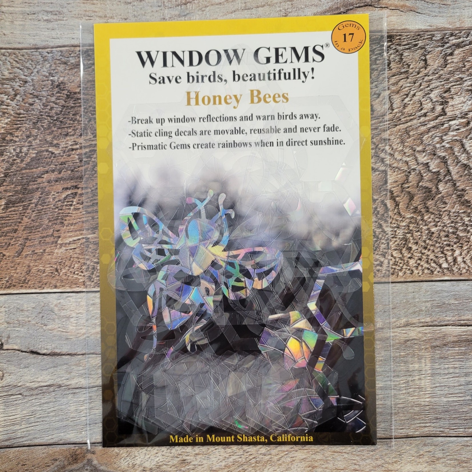Window Gems Decals - Honey Bees