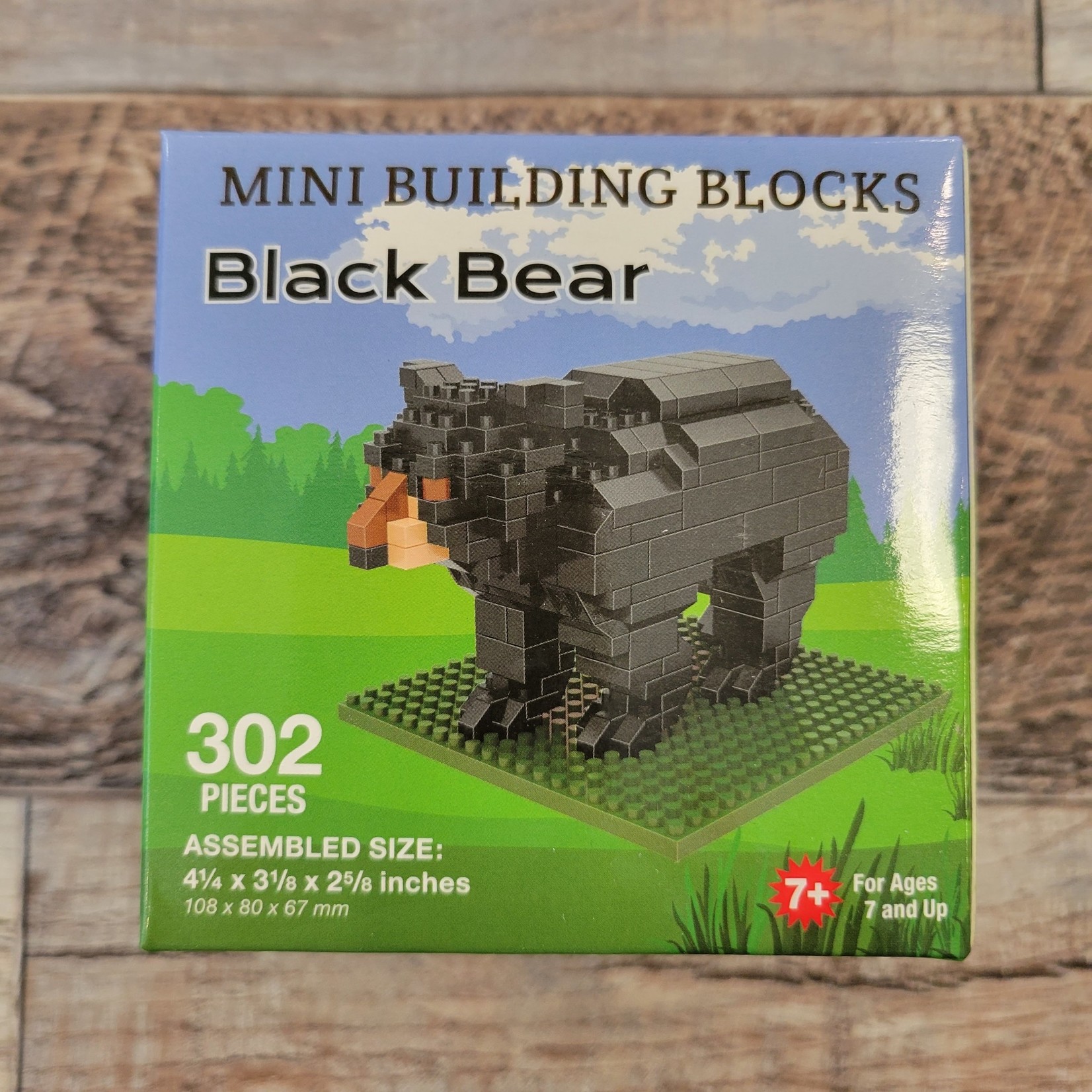 Mini Building Blocks Set - Black Bear