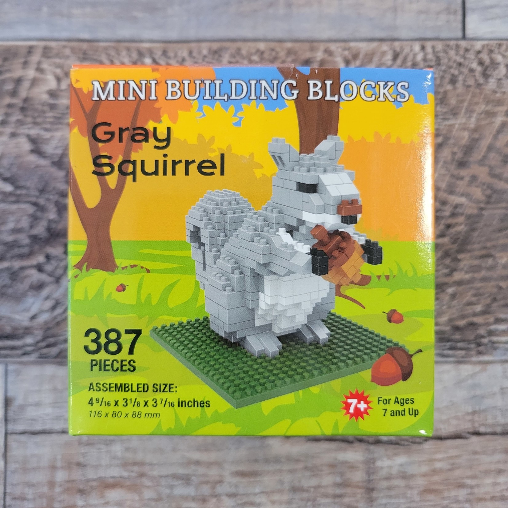 Mini Building Blocks Set - Grey Squirrel