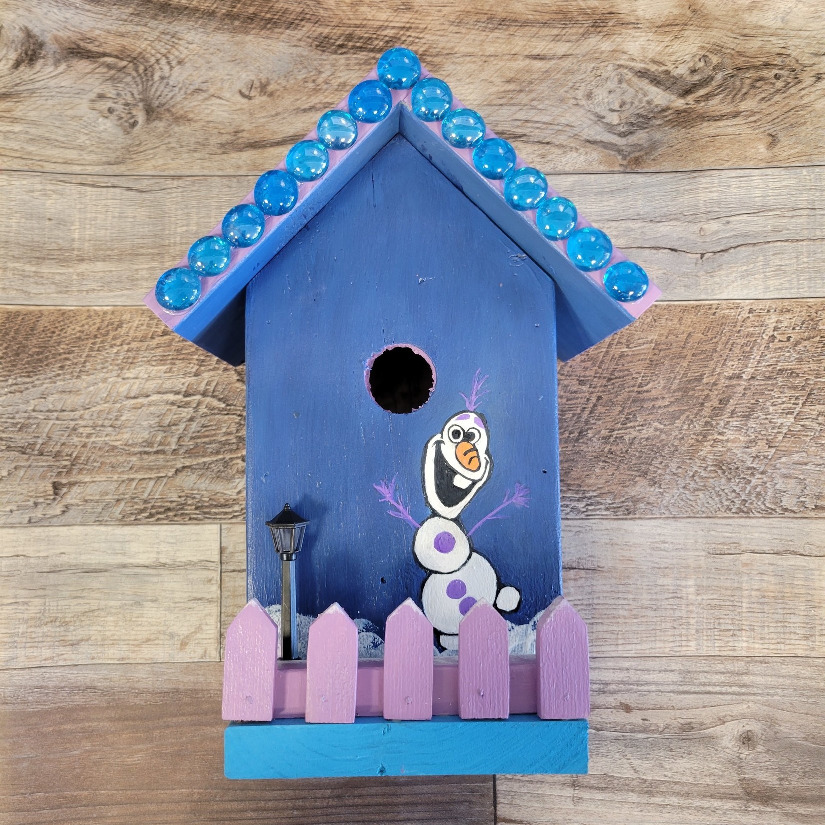 Vern's Painted Bird House -  Olaf