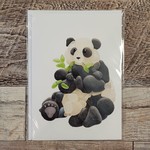 Brin D'Ocean Sea Glass Card - Panda