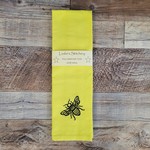 Leslie's Embroidered Bee Tea Towel