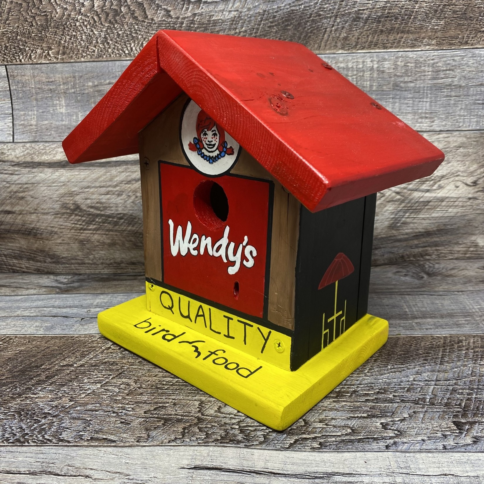 Vern's Painted Bird House - Wendy's Quality Bird Food