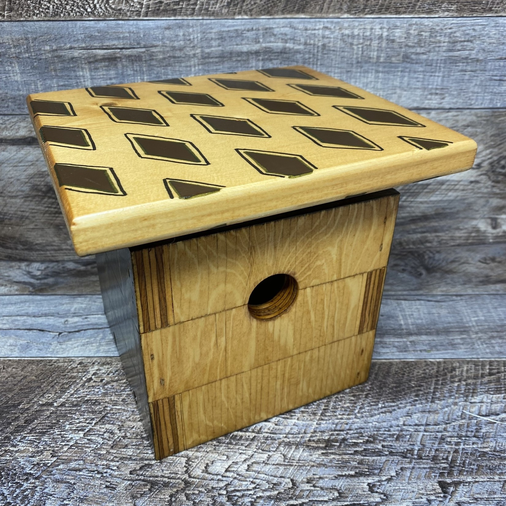 Clumsy Cat Flat Roof Bird House
