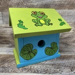 Vern's Painted Bird House - Frog