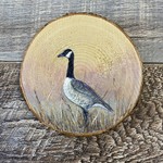 Wood Cookie Painting - Canada Goose