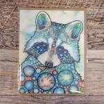 Tamara Phillips Greeting Card - Raccoon