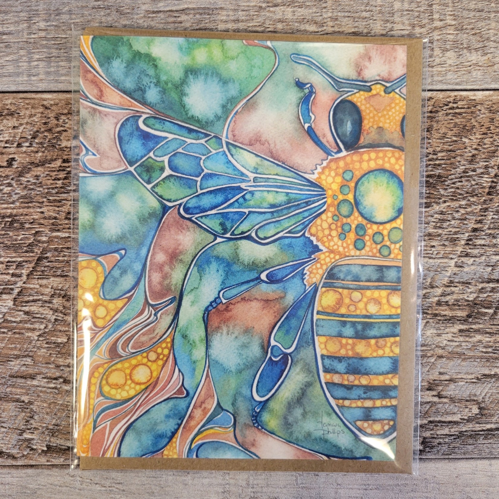 Tamara Phillips Greeting Card - Bee