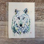 Whitehouse Art Card - Arctic Wolf