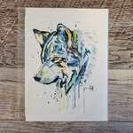 Whitehouse Art Card - Gray Wolf