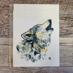 Whitehouse Art Card - Howling Wolf