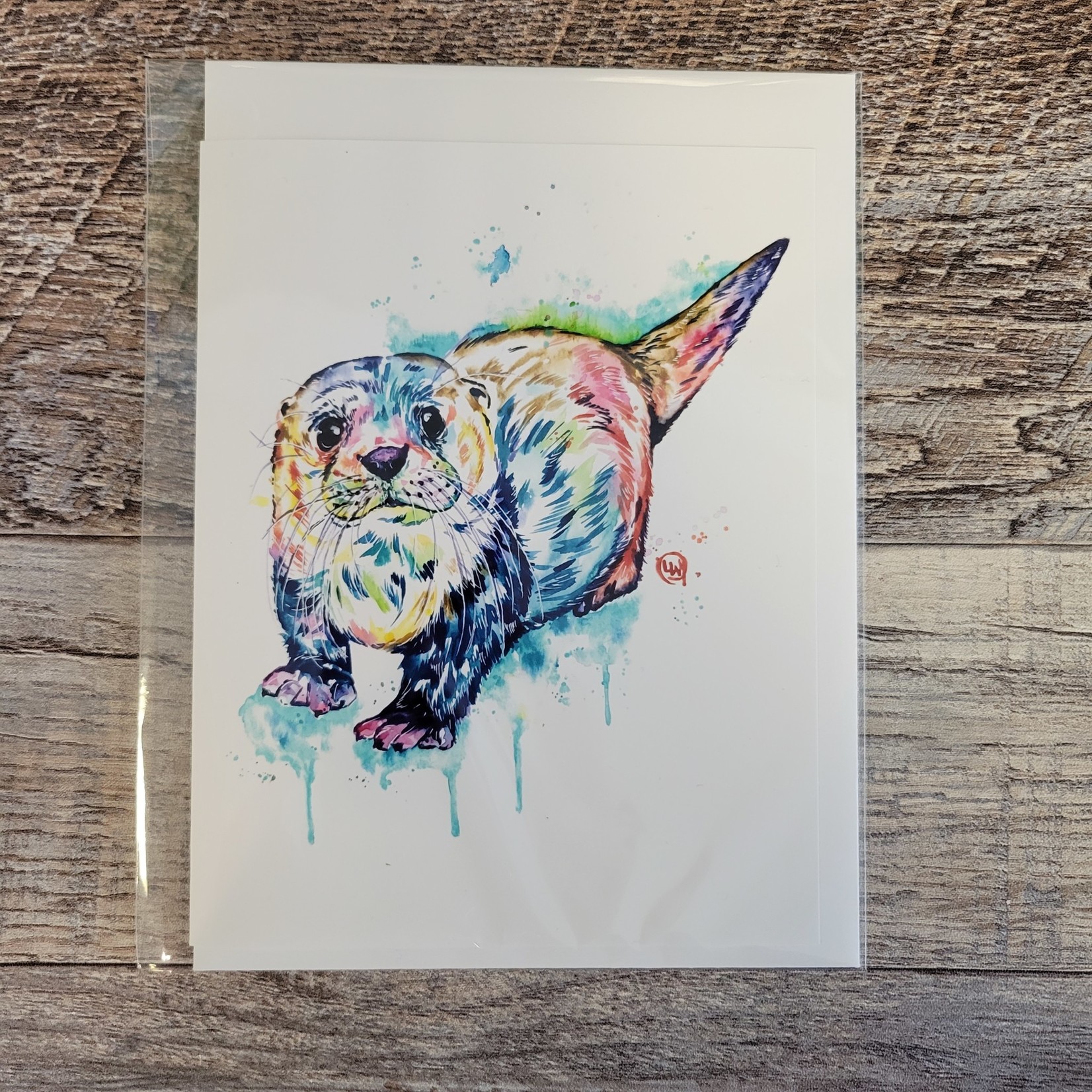 Whitehouse Art Card - Sea Otter