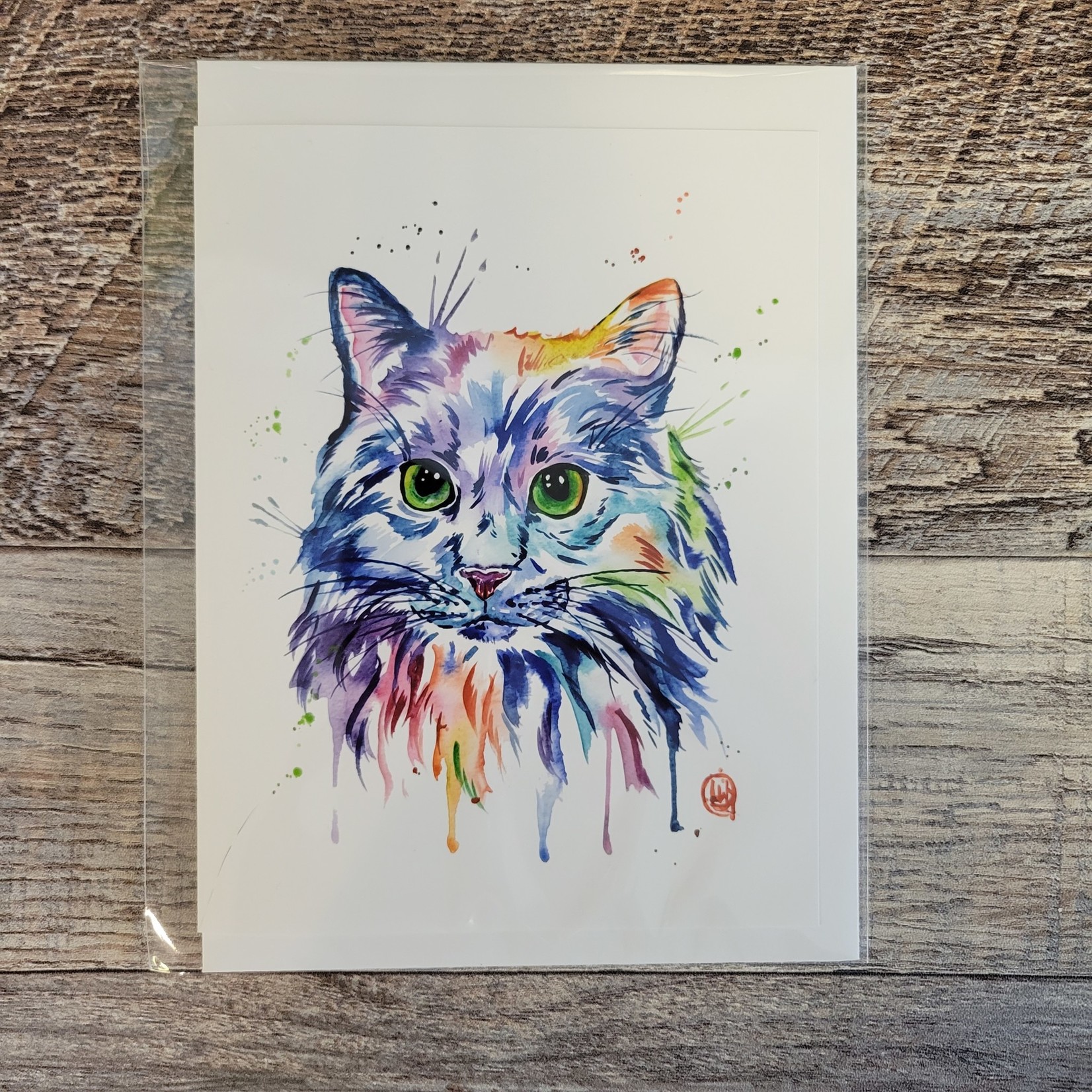 Whitehouse Art Card - Cat