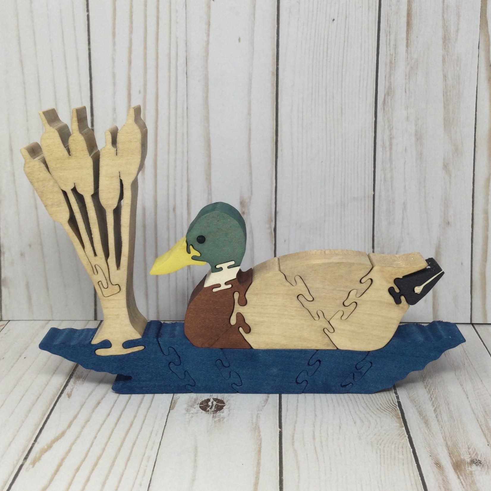 Brian's Wood Puzzle - Mallard Duck