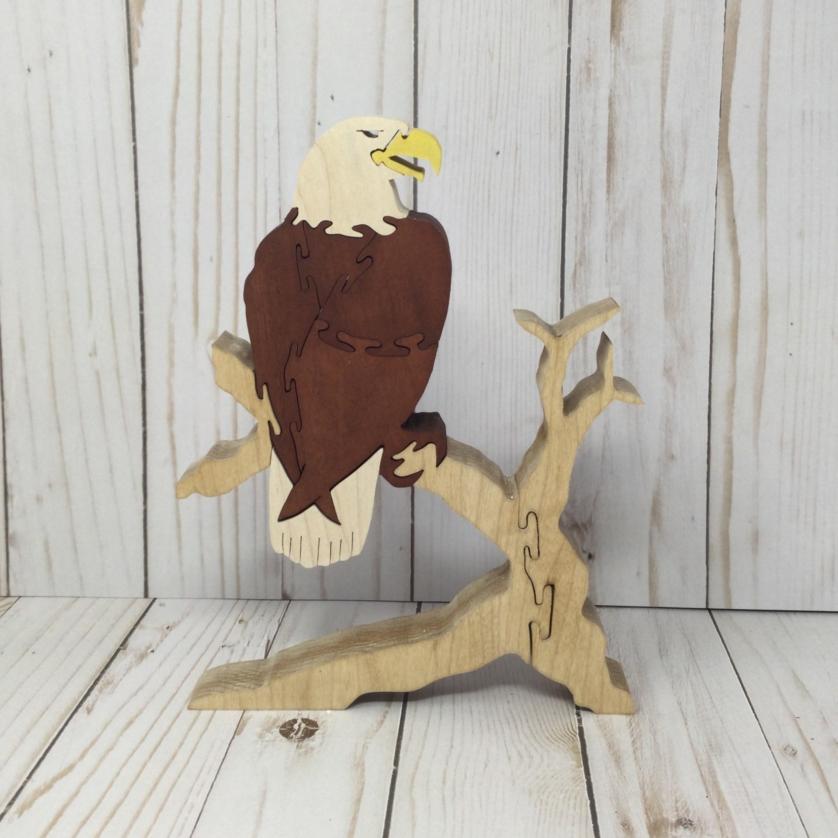 Brian's Wood Puzzle - Bald Eagle