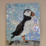 Glass Mosaic Art - Puffin