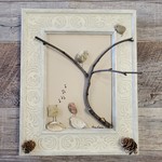 Ann's Rock Art - Birds in Tree w/ Pinecones