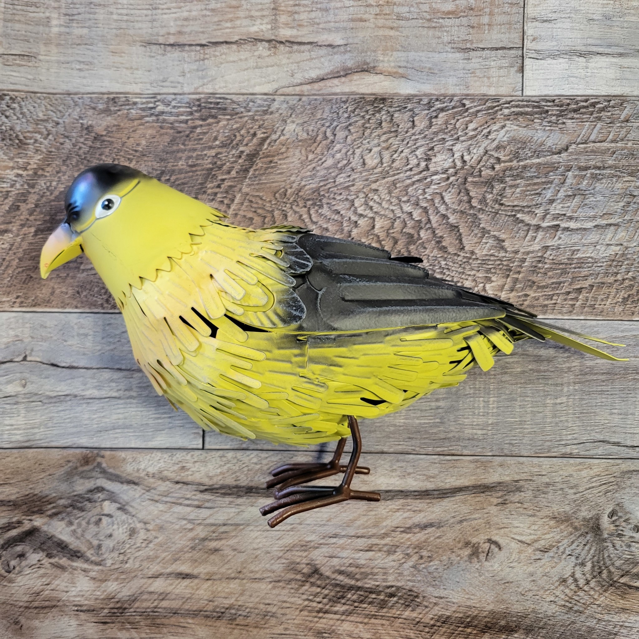 Metal Finch Statue Backyard Birds Nature Shop