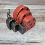 Sharon's Small Wood Ladybugs (set of 3)