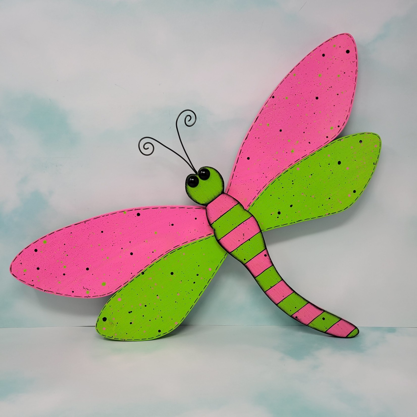Sharon's Large Wooden Dragonfly