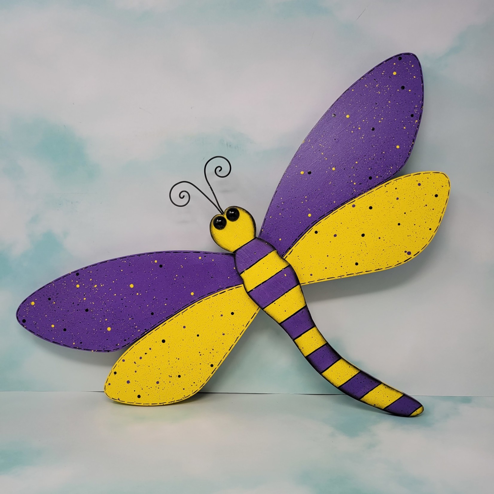 Sharon's Large Wooden Dragonfly