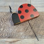 Sharon's Ladybug Garden Stake - Medium