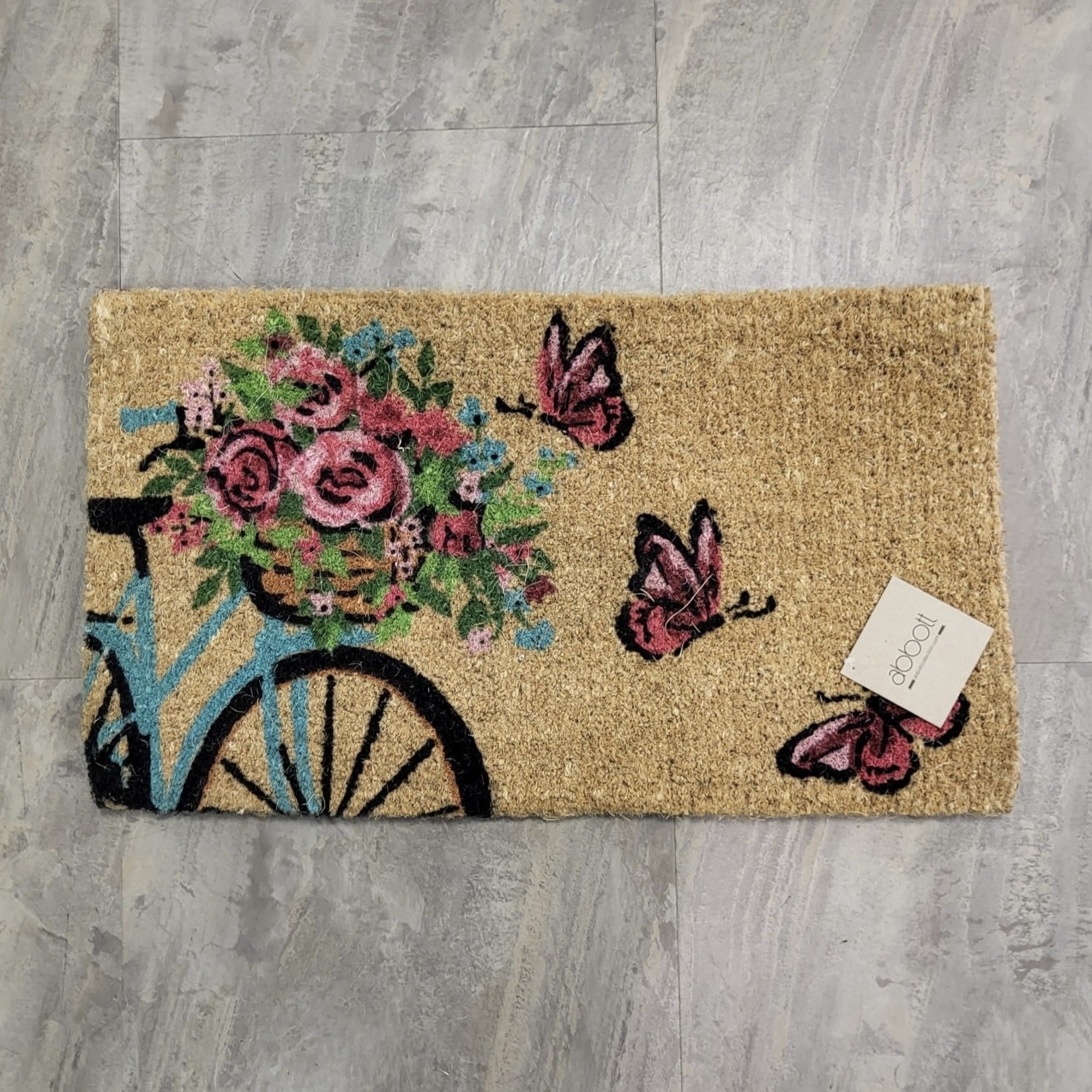 Doormat - Butterfly and Bike