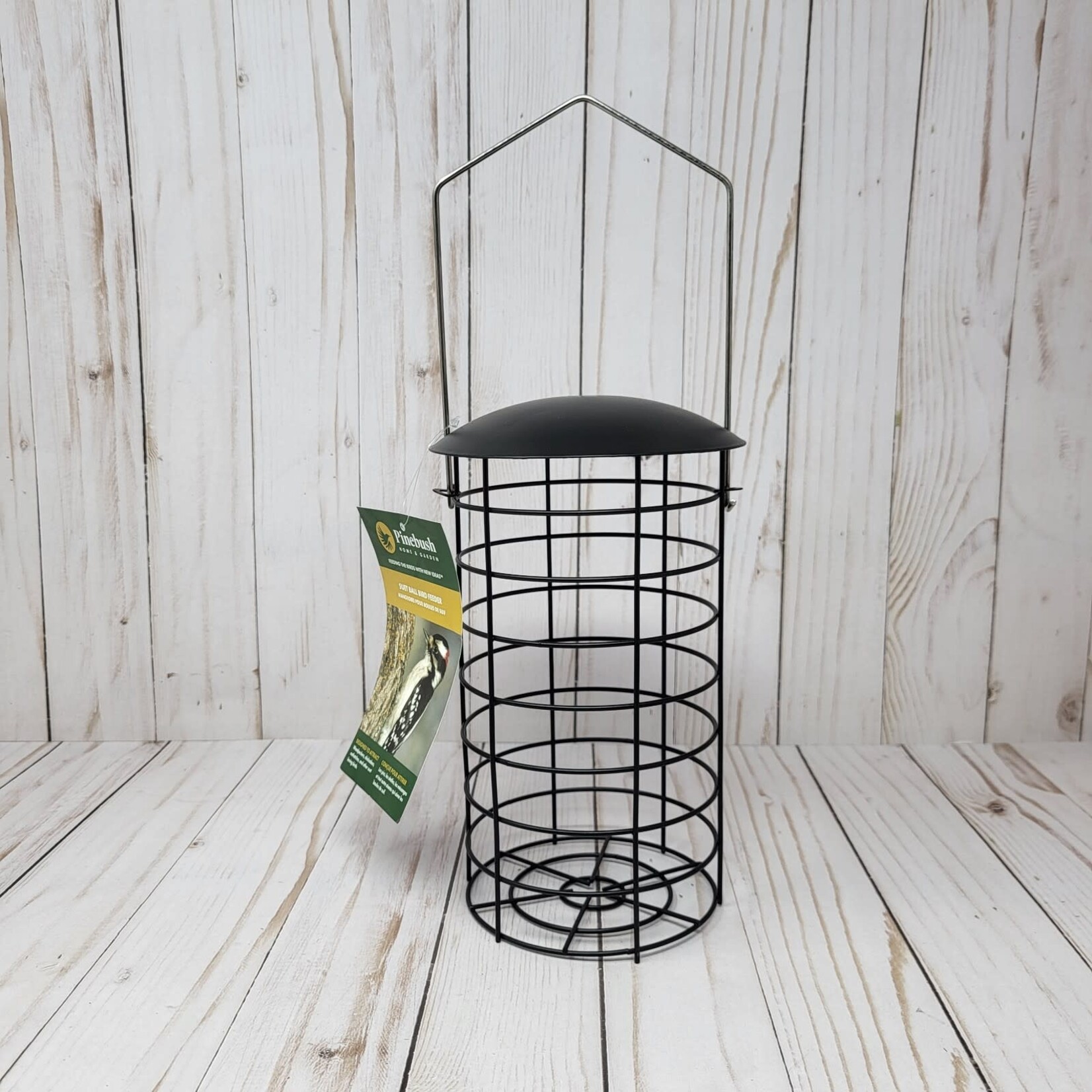 Large Black Suet Ball or Seed Log Feeder