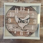 Wall Clock - Barnwood Cluck Chicken